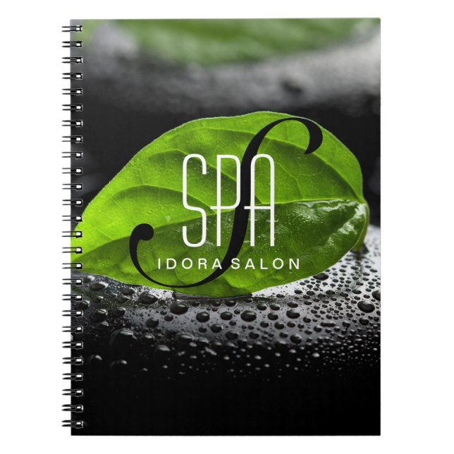 Customizable Spa Notebook (Front)