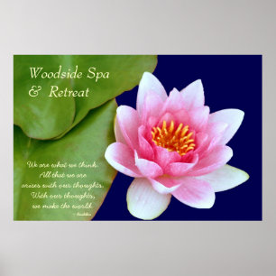Customizable Spa & Retreat Poster
