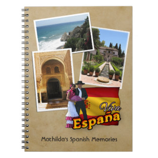 Customizable Spain Notebook