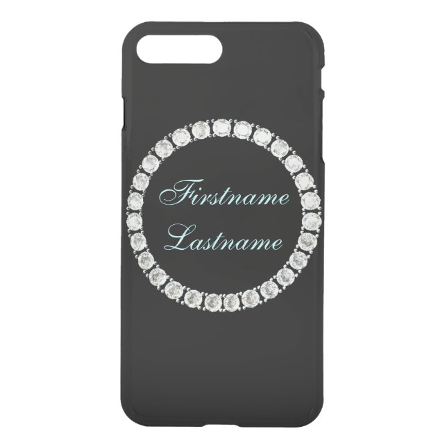 Customizable sparkle uncommon iPhone case (Back)