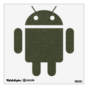 Customizable Speckled Android Wall Decal