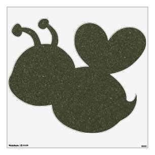 Customizable Speckled Bee Wall Decal