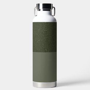 Customizable Speckled Top Green Water Bottle