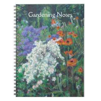 Customizable Spiral Notebook for a Gardener