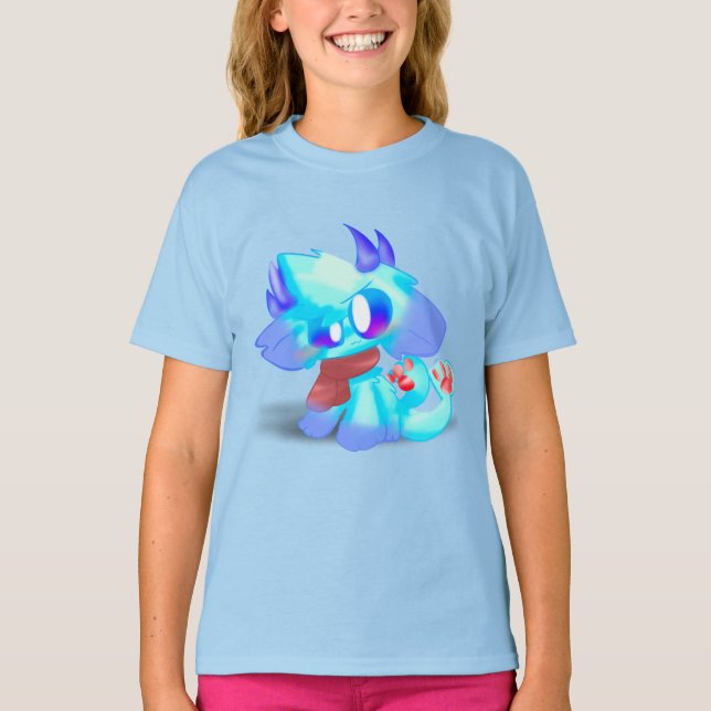 Customizable Spirit Cat Dragon T-Shirt (Front)