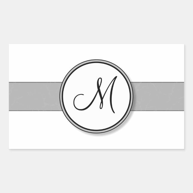 Customizable Split Monogram Seal Template (Front)