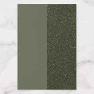 Customizable Split Moss Green Envelope Liner