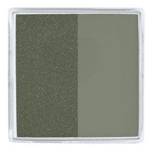 Customizable Split Moss Green Lapel Pin