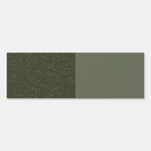 Customizable Split Moss Green Yard Sign