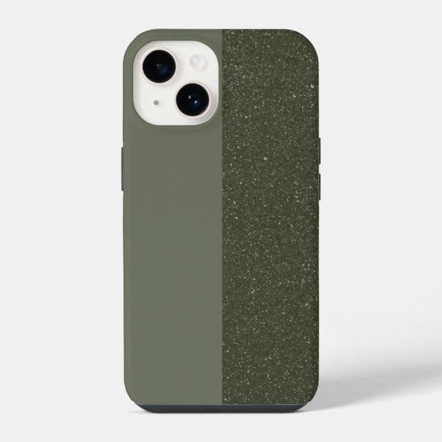 Customizable Split Texture iPhone 14 Case (Back)