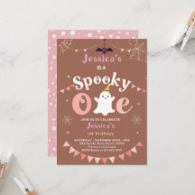 Customizable Spooky One Halloween First Birthday