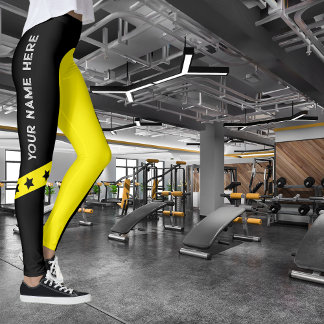 Customizable Sports NAME Leggings