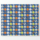 Customizable Sports Wrapping Paper (Flat)