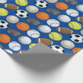 Customizable Sports Wrapping Paper (Corner)