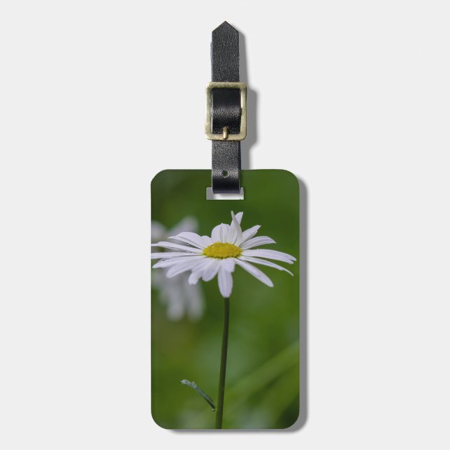 Customizable Spring Daisy Luggage Tag (Front Vertical)