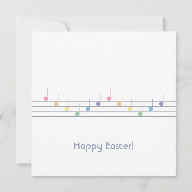 Customizable Spring Melody (Fusion) Card (Back)