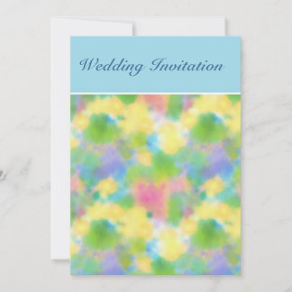 Customizable Spring Primroses Wedding Invitation