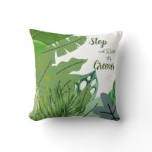 Customizable Spring Throw Pillow