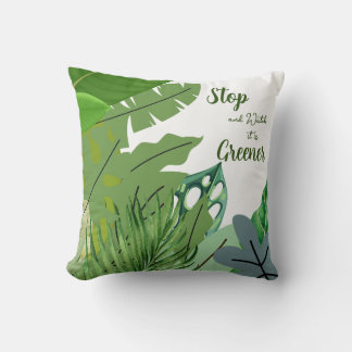 Customizable Spring Throw Pillow
