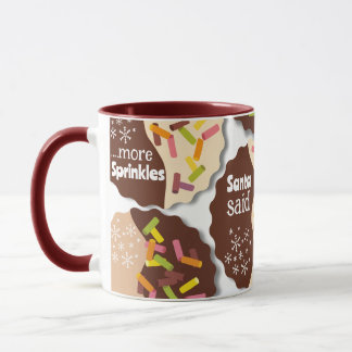 Customizable Sprinkle Cookie Holiday Mug 