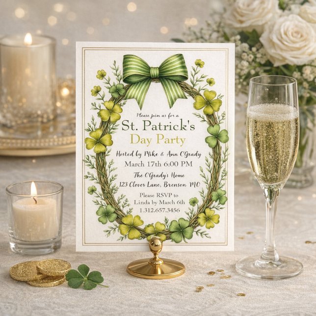 Customizable St. Patrick’s Day Invitation  (Creator Uploaded)