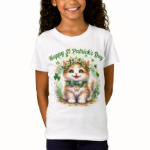 Customizable St Patrick’s Day Kitten. St Patty’s