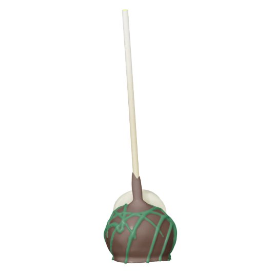 Customizable St. Patrick's Day Green shamrock Cake Pops (Back)