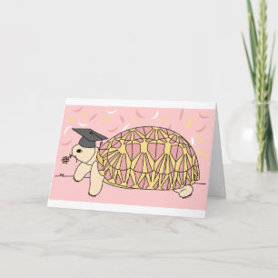 Customizable Star Tortoise Graduation Card 1
