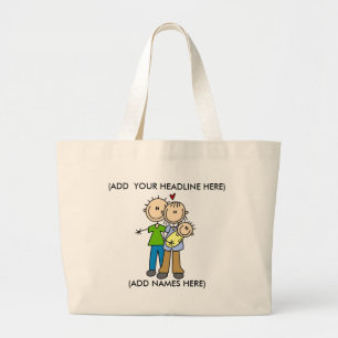 Customizable Stick Family Bag