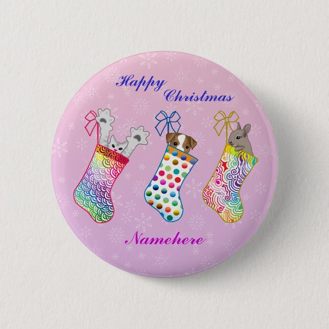 Customizable: Stocking fillers Button (Front)