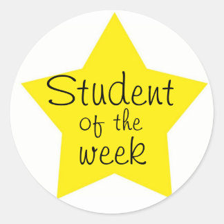 Student Of The Week Stickers | Zazzle