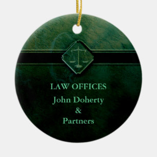Customizable Stylish Ornament Scales of Justice