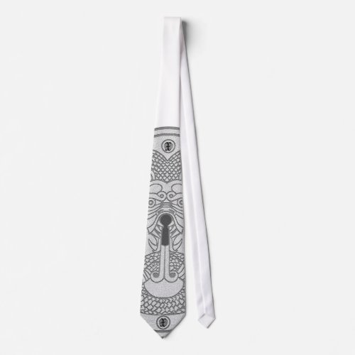 Customizable Stylized Dragon Tie with monogram