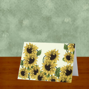 Customizable Sunflowers All Occasion Greeting Card