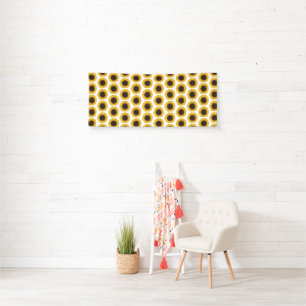 Customizable Sunflowers Banner