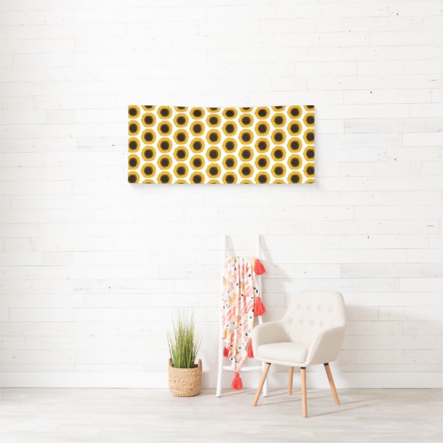 Customizable Sunflowers Banner (Insitu)