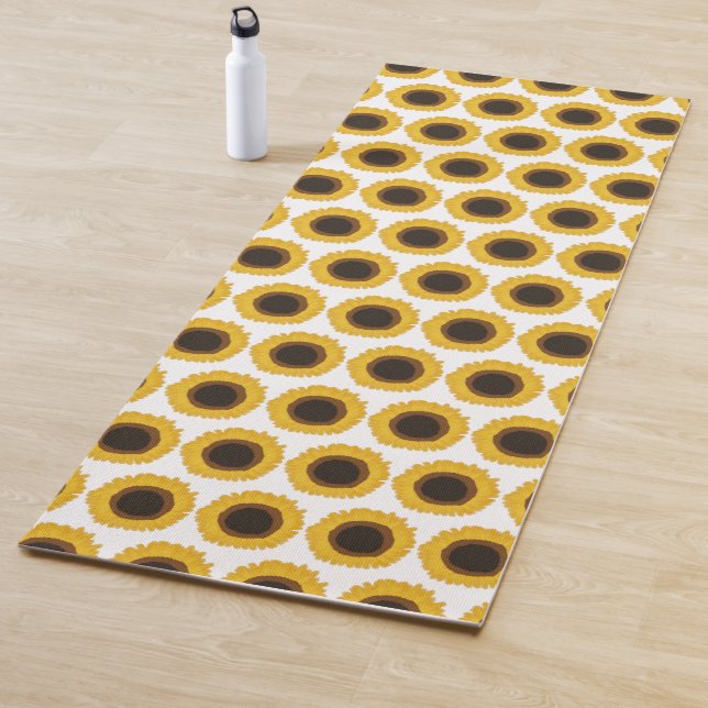 Customizable Sunflowers Yoga Mat (In Situ)