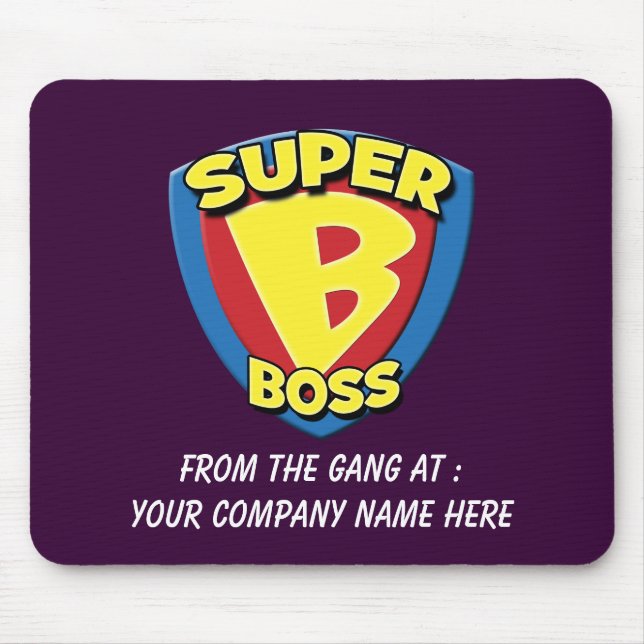 Customizable Super Boss Mousepad (Front)
