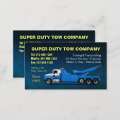 CUSTOMIZABLE Super Duty Towing BC Business Card (Front/Back)