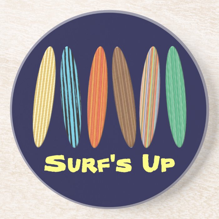 Customizable Surfboards Coasters
