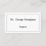 [ Thumbnail: Customizable Surgeon Business Card ]