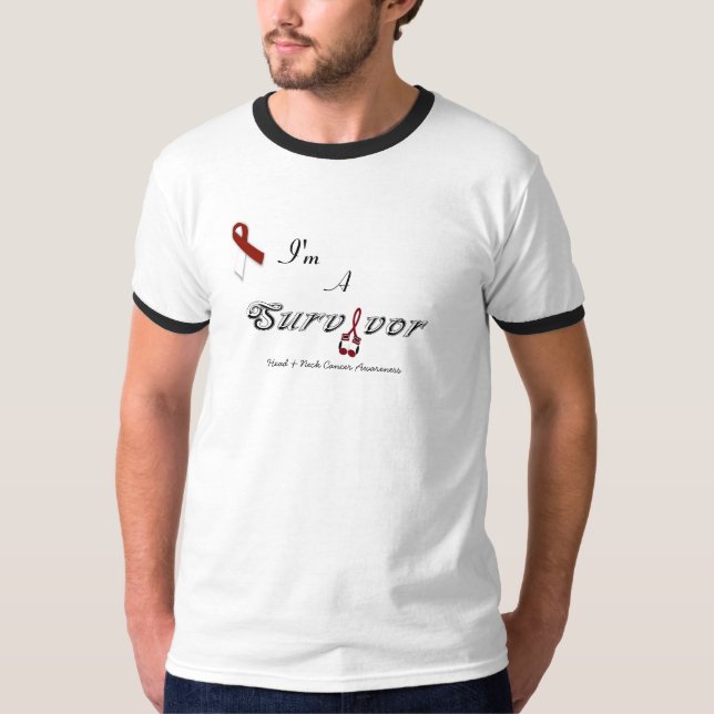 Customizable Survivor T - Head & Neck Cancer Mens T-Shirt (Front)
