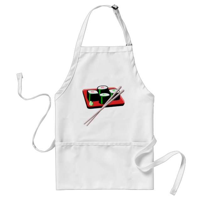 Customizable Sushi Chef Apron 1 - Add your Text (Front)