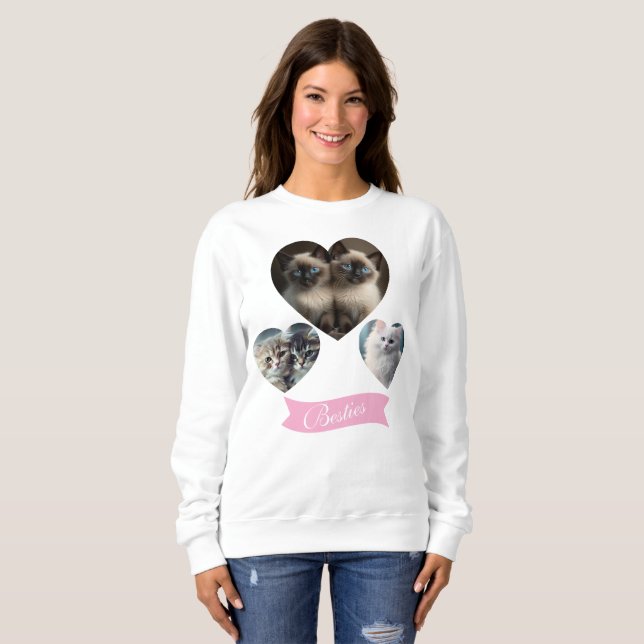 Customizable Sweatshirt for Cat Lovers (Front Full)