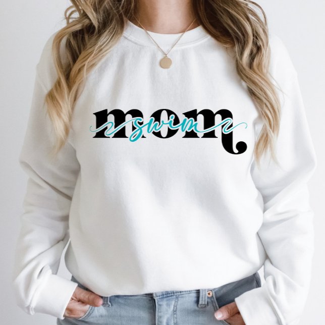 Customizable Swim Mom Sweatshirt (Creator Uploaded)