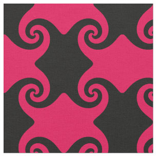 Customizable Swirl Shapes Celtic like Fabric