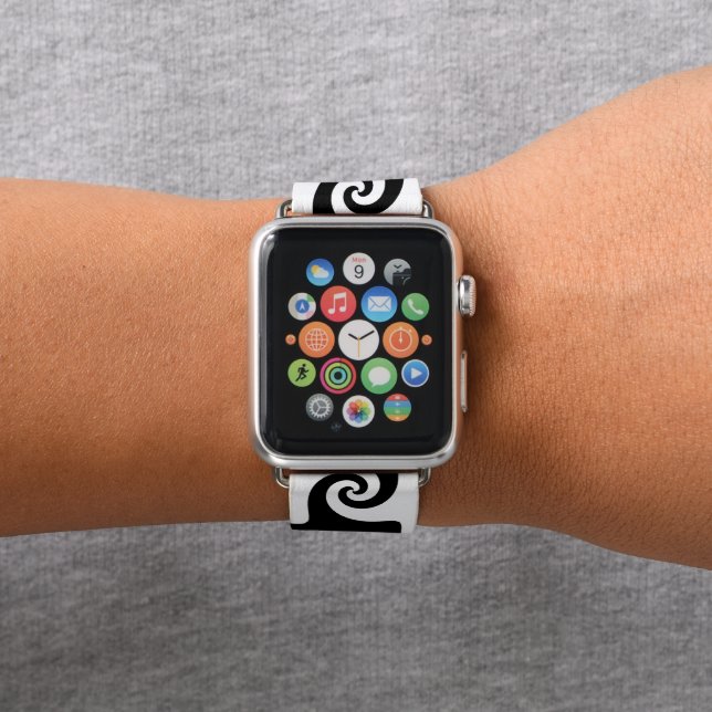 Customizable Swirl Shapes Tribal like A Watch Band (In Situ)