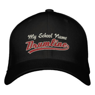 Customizable Swoosh Drumline Embroidered Baseball Cap