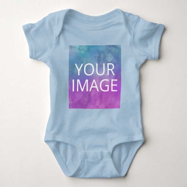 Customizable T-shirt Template – Add Your Image Baby Bodysuit (Front)