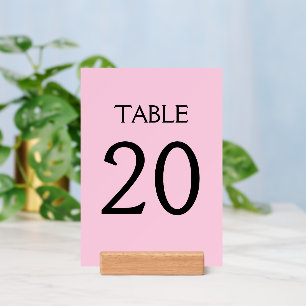 Customizable Table Number for Banquet, Table Sign Holder